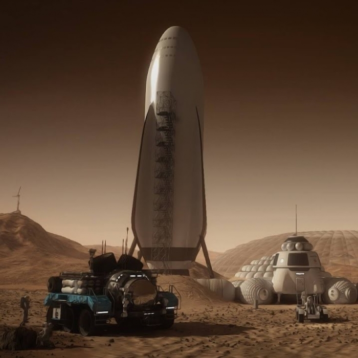 Le projet de véhicule de transport interplanétaire et d’établissement d’une colonie humaine sur Mars d’Elon Musk