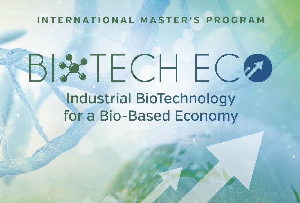 Deadline, April 15 to apply to the master degree’s BioTechEco