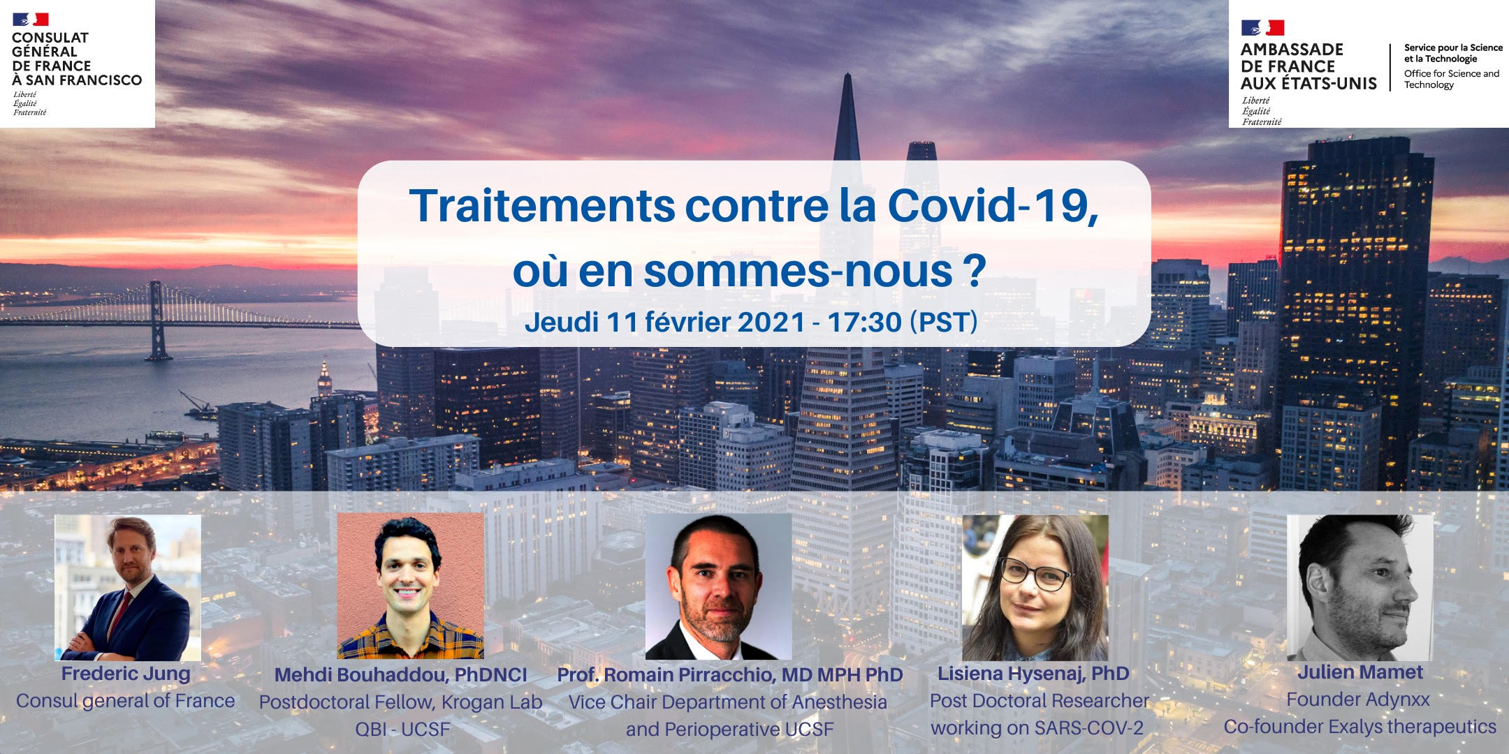 Retrouvez en vidéo notre conférence interactive autour des traitements contre la COVID-19 du 11 Février 2021