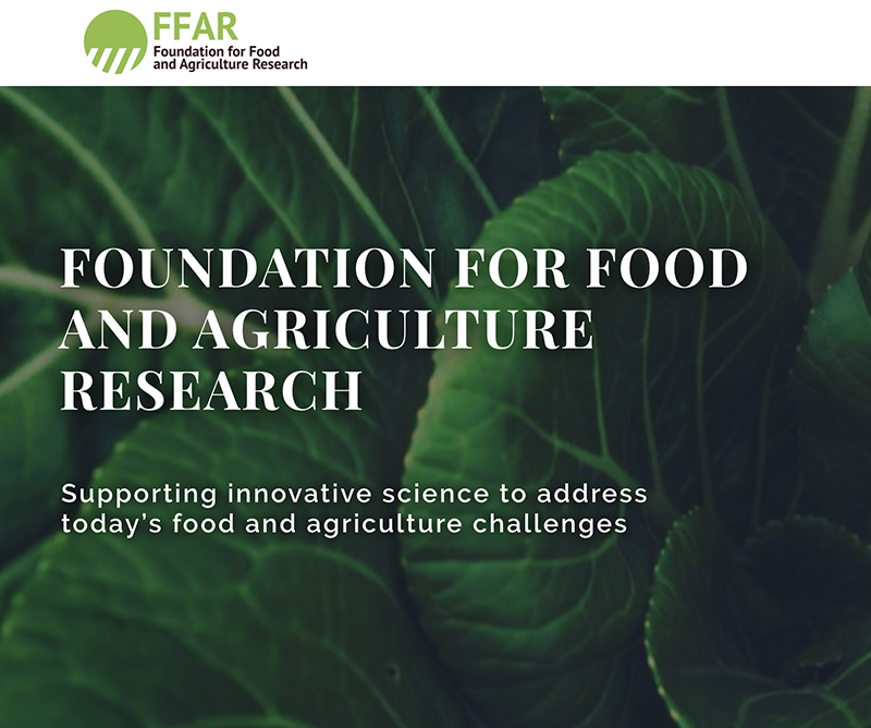 La Fondation pour la Recherche en Alimentation et Agriculture (FFAR) cible ses activités en s’engageant dans l’agriculture neutre en carbone et la lutte contre les adventices