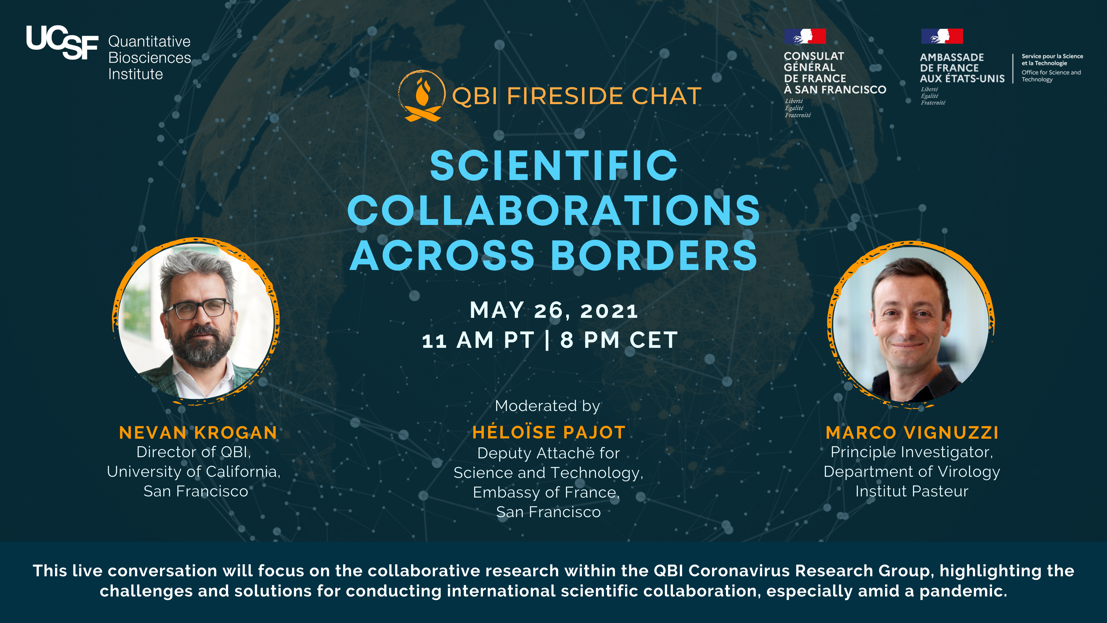 QBI Fireside Chat : Scientific Collaborations accros borders