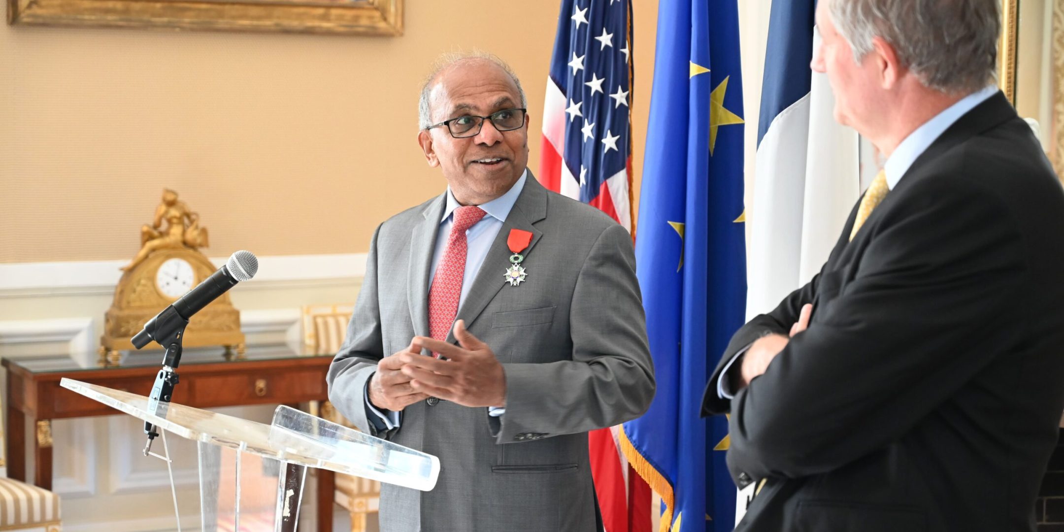 Discours du Dr Subra Suresh lors de sa remise de Légion d’Honneur en présence de Laurent Bili, Ambassadeur de France aux Etats-Unis

(crédit photo : French Embassy in the U.S.)